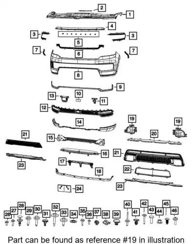 FASCIA 6UH00GXHAA CHRYSLER