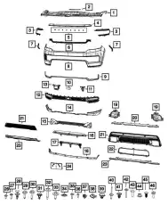 FASCIA 68505583AA CHRYSLER