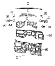 REAR 68426588AC CHRYSLER