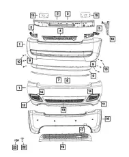 REAR 68104157AB CHRYSLER