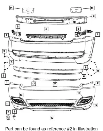 REAR 68104144AC CHRYSLER