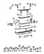 REAR UPPER 68541752AA CHRYSLER
