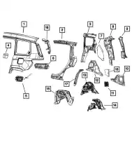 WHEELHOUSE 68360762AA CHRYSLER
