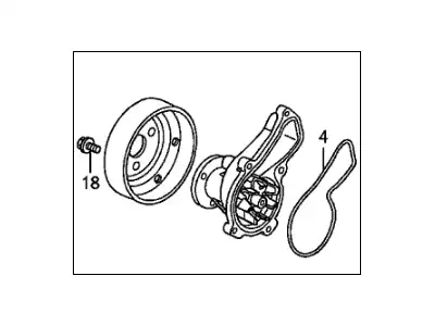 Помпа HONDA 19200-RNA-A01