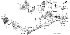 Термостат системы охлаждения HONDA 19301PLC315