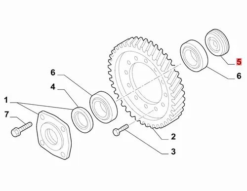 Сальник 9806740980 CHRYSLER