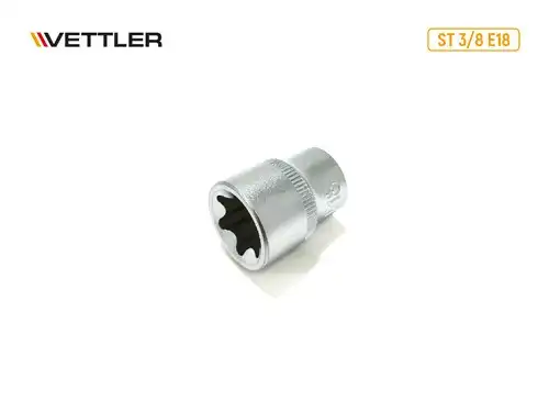 ST38E18 Головка TORX 3/8'DR E18 'VETTLER'
