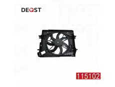 Вентилятор радиатора двигателя RENAULT LOGAN II 10,13- 115102 DEQST