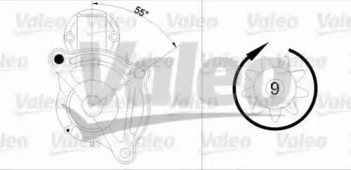 Стартер VALEO 455962