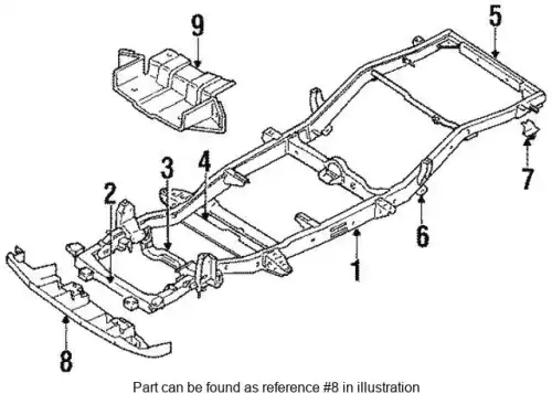 Защита радиатора 8944918816 ISUZU