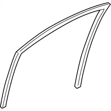 Уплотнитель стекла левой передней двери 6815178020 TOYOTA / LEXUS
