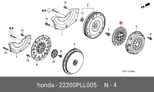 АВТОКОМПОНЕНТ 22200PLL005 (HONDA)