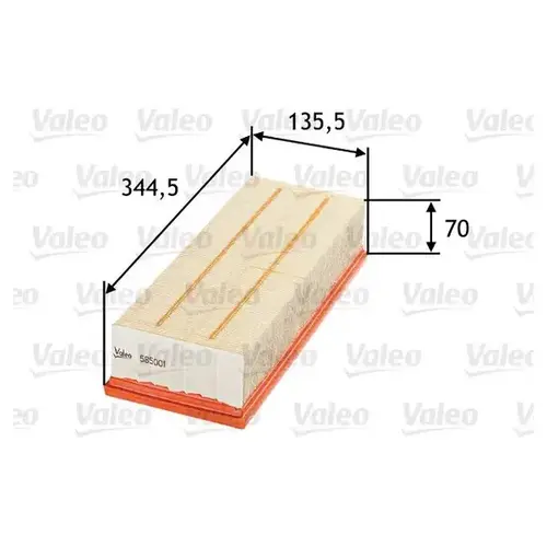 Фильтр воздушный VALEO 585001
