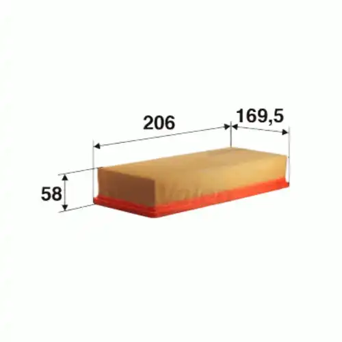 Фильтр воздушный VALEO 585006