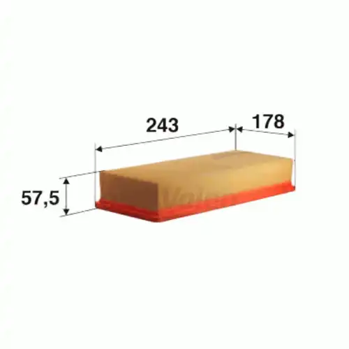 Фильтр воздушный VALEO 585074