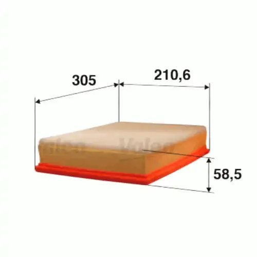 Фильтр воздушный VALEO 585110
