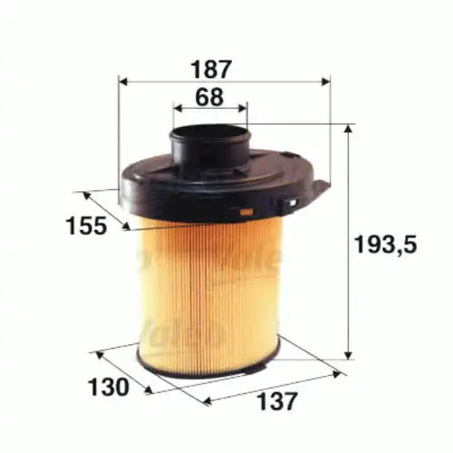 Фильтр воздушный VALEO 585603