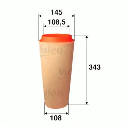 Фильтр воздушный VALEO 585617