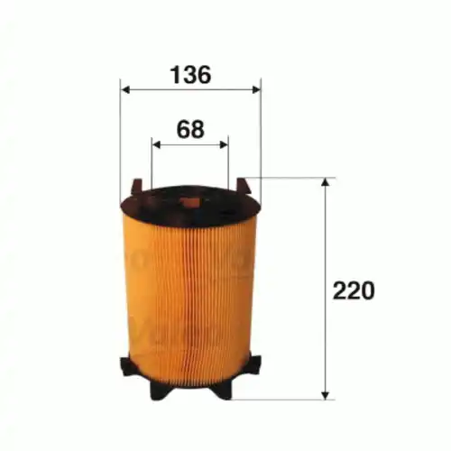 Фильтр воздушный VALEO 585652