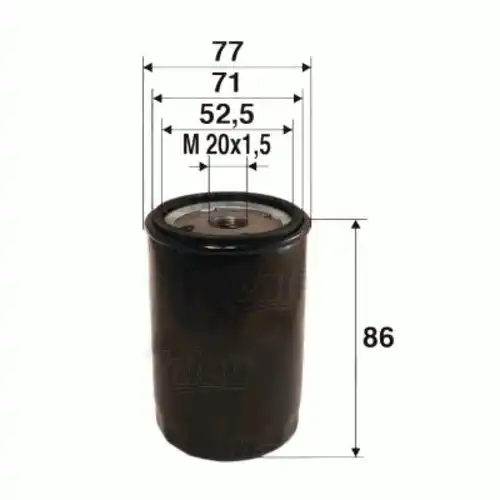 Фильтр масляный VALEO 586002