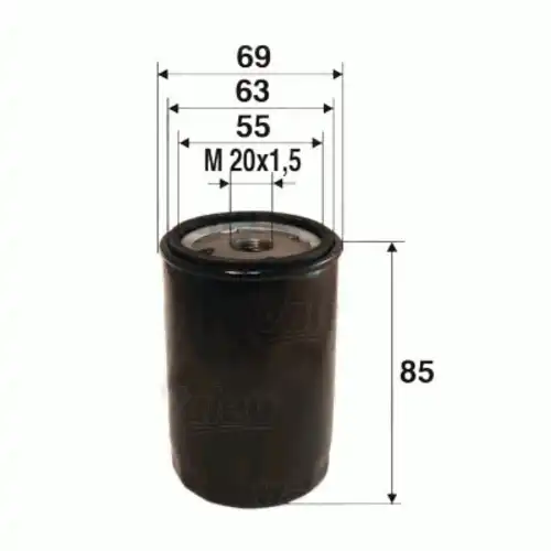 Фильтр масляный VALEO 586013