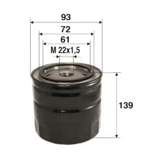 Фильтр масляный VALEO 586055