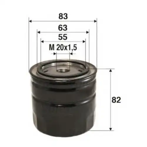 Фильтр масляный VALEO 586060