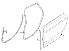 Дверь Л Зд 41009631845 BMW