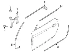 Дверь П 41009628750 BMW