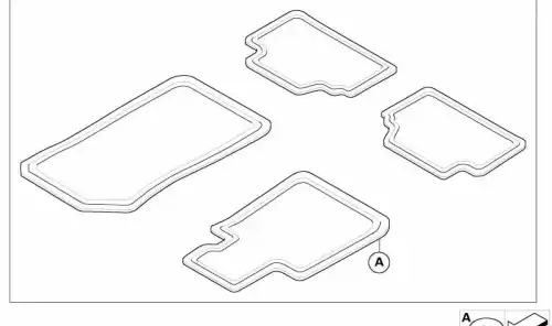 Коврики в салон BMW 51470429941