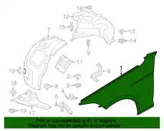 Крыло BMW 41 00 9 633 547