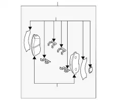 Тормозные колодки дисковые MAZDA L2Y6-33-28ZB