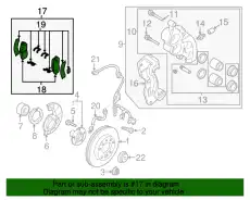 Тормозные колодки дисковые MAZDA L2Y6-33-28ZB