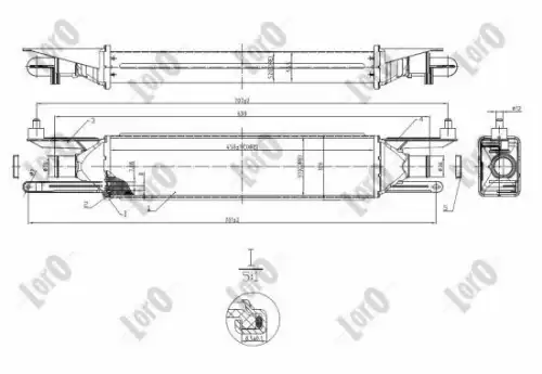 Интеркулер ABAKUS 016-018-0007