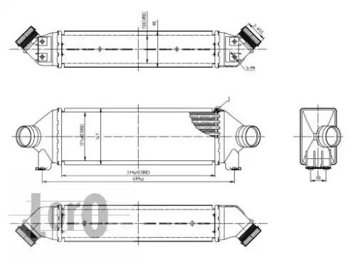 Интеркулер ABAKUS 017-018-0003