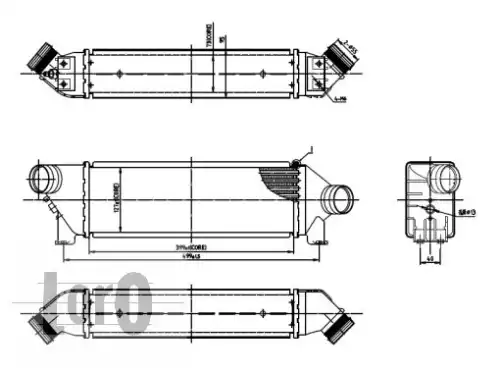 Интеркулер ABAKUS 017-018-0006