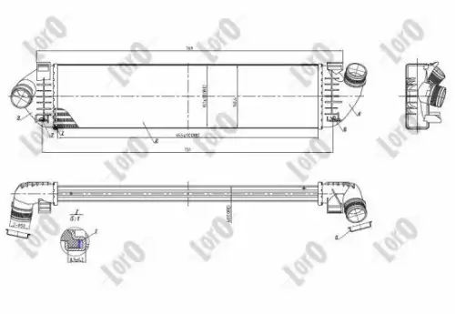 Интеркулер ABAKUS 017-018-0009