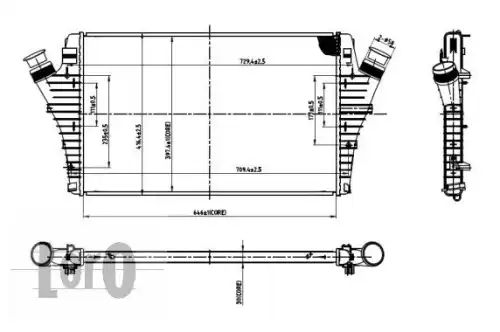 Интеркулер ABAKUS 037-018-0007