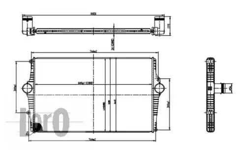 Интеркулер ABAKUS 052-018-0002