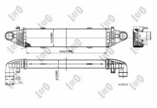 Интеркулер ABAKUS 054-018-0007