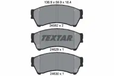 Тормозные колодки дисковые TEXTAR 2458218405