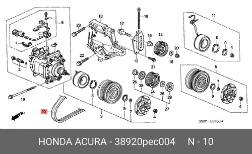 HONDA 38920PEC004
