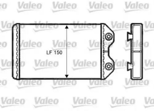 Радиатор печки VALEO 812393