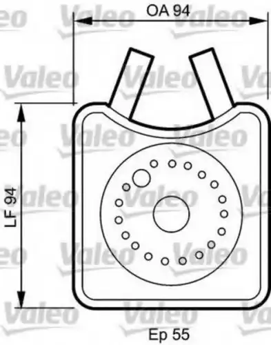 Масляный радиатор VALEO 817943