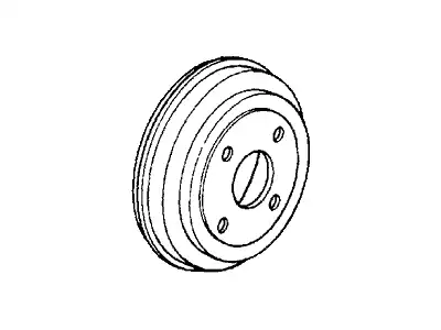 Тормозной барабан HONDA 42610SB2761
