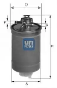 Топливный фильтр UFI 24 003 00