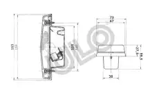 Фонарь указателя поворота ! \MB 3251-01 ULO