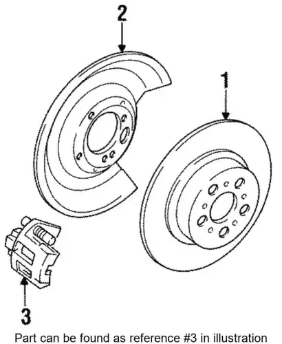 Суппорт тормозной VOLVO 5003573