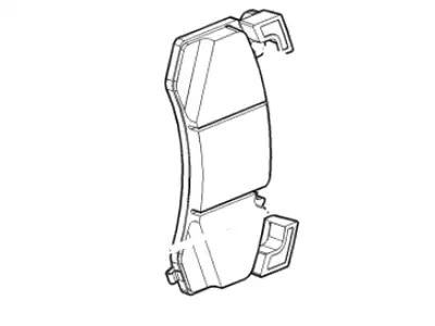 Тормозные колодки дисковые GM 84987498