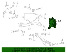 Кулак поворотный GM 85116617